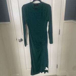 NWOT Mink Pink Alessia Midi Maxi Dress in Emerald Green Formal Party Cocktail
